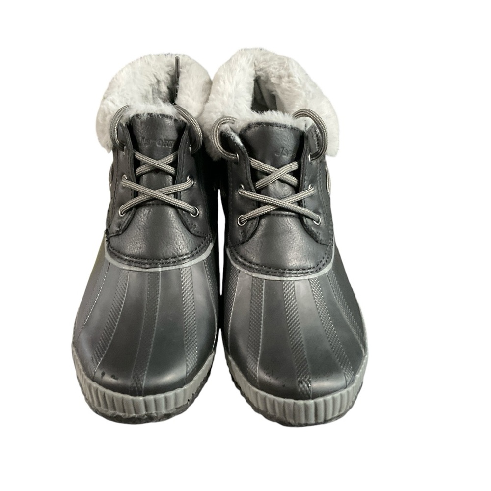 Dark Gray Waterproof Winter Boots